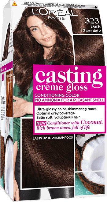 haircolor 323 dark chololate casting creme gloss packshot