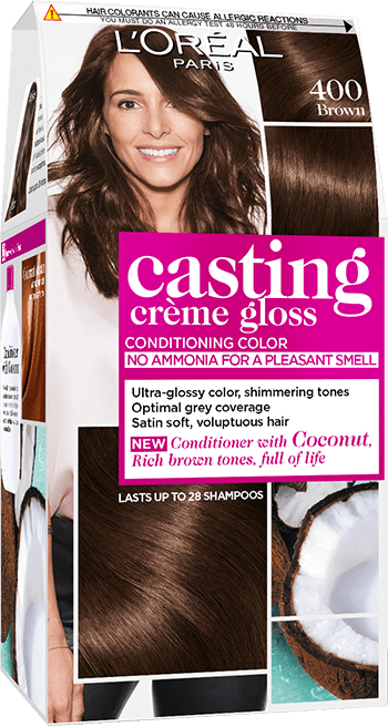 haircolor 400 brown casting creme gloss packshot