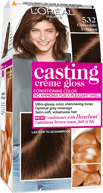 haircolor 532 chocolate fondant casting creme gloss packshot