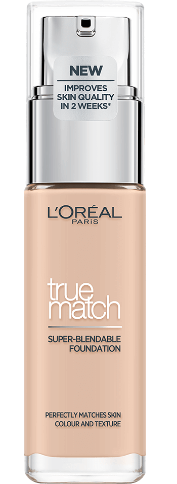 OAP MAKEUP FACE TRUE MATCH SUPER BLENDABLE FOUNDATION 1R 1C PACKSHOT FACING